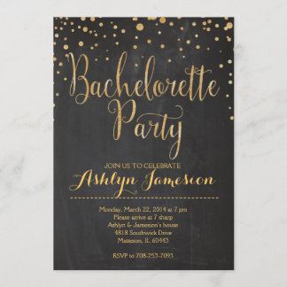 Inbjudan till gnistra Glitter-bachelorette-partiet