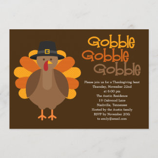 Inbjudan till Gobble Thanksgiving Party