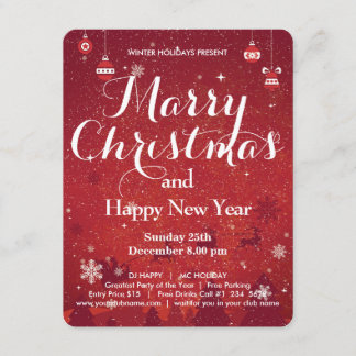 Inbjudan till god jul och Gott nytt år