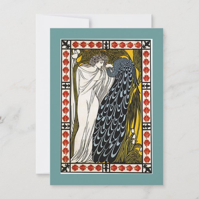 Inbjudan till Goddes & Peacock Toga-partiet (Framsida)