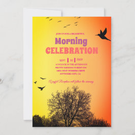 Inbjudan till Golden Glow Sunrise Celebration