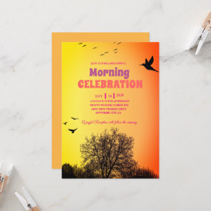 Inbjudan till Golden Glow Sunrise Celebration