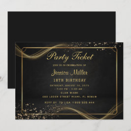 Inbjudan till Golden Party Biljett