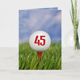 Inbjudan till Golf 45-års födelsedagsfest