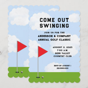 Inbjudan till golftävling