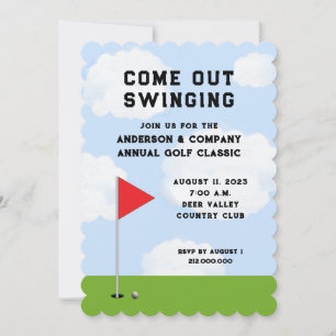 Inbjudan till golftävling