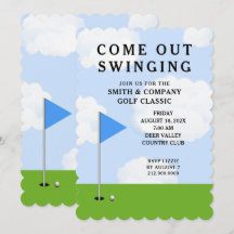 Inbjudan till golftävling