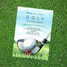 Inbjudan till golfturnering