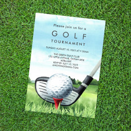 Inbjudan till golfturnering