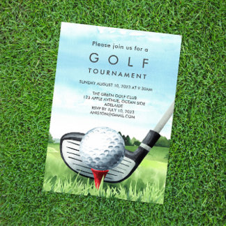 Inbjudan till golfturnering