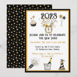 Inbjudan till gott nytt år-låspartiet