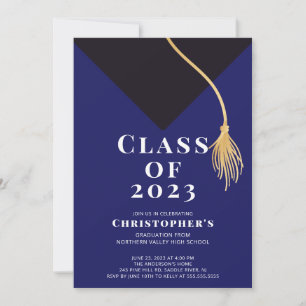 Inbjudan till Grad Cap-Studentfest