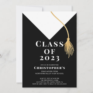 Inbjudan till Grad Cap-Studentfest
