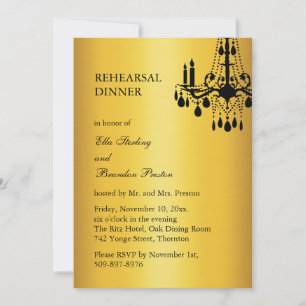 Inbjudan till Grand Ballroom Rehearsal Dinner