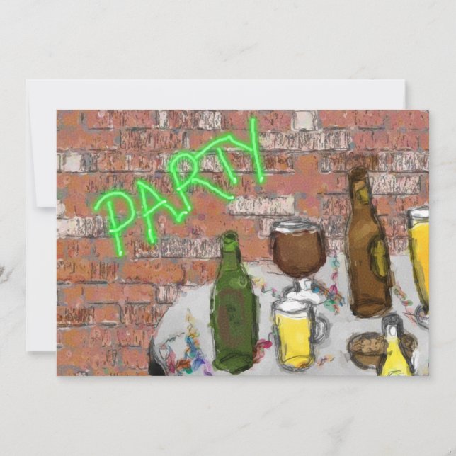 Inbjudan till Granska Pub WaterColor Beer-smakning (Framsida)