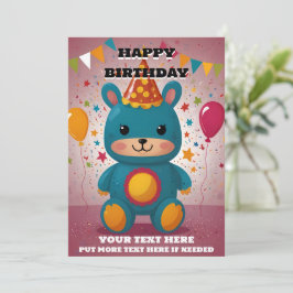 Inbjudan till grattis på födelsedagen