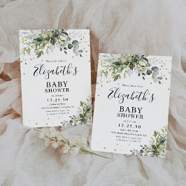 Inbjudan till Grey Baby Shower