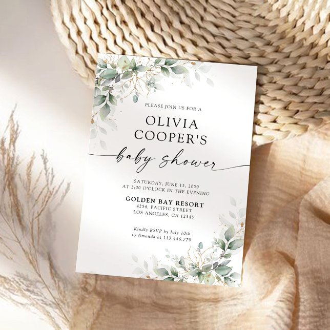 Inbjudan till Grey Baby Shower (Skapare uppladdad)