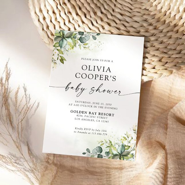 Inbjudan till Grey Baby Shower (Skapare uppladdad)
