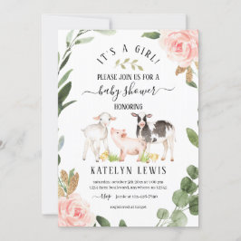 Inbjudan till Grey Farm Baby Shower