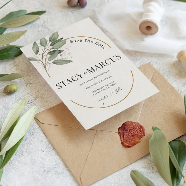 Inbjudan till Grey och guld elegant bröllop (Skapare uppladdad)