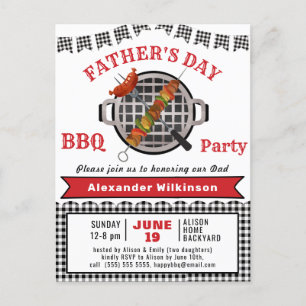 Inbjudan till Grill and Chill Fars dag BBQ-partiet
