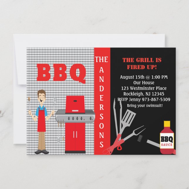 Inbjudan till grill-BQ har avbrutits (Framsida)