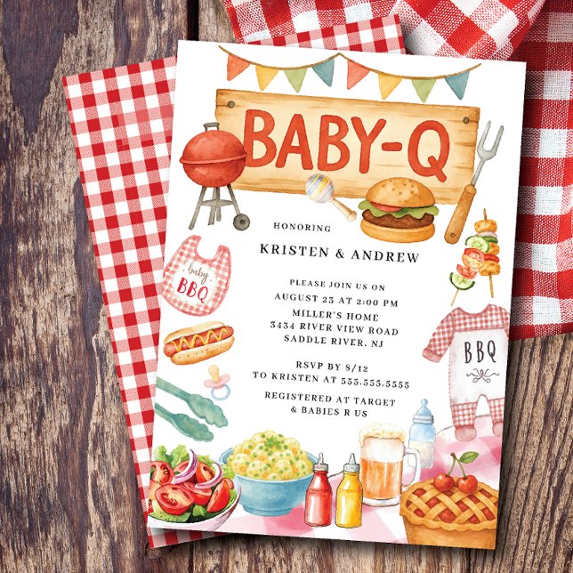 Inbjudan till Grillin och Chillin Baby Shower (Skapare uppladdad)
