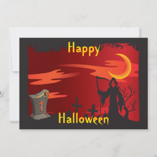 Inbjudan till Grim Reaper Halloween fest