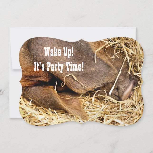 Inbjudan till gris (Framsida)