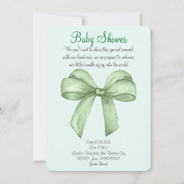 Inbjudan till grönt av ljus/mörker-vattenfärg