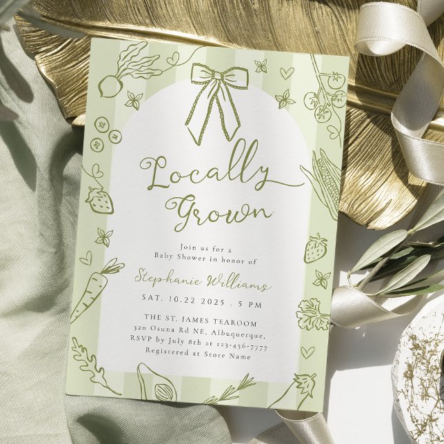 Inbjudan till grönt lokalt odlade jordbrukare för  (Skapare uppladdad)