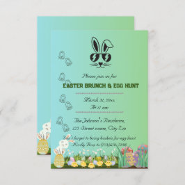 Inbjudan till Grönt påsk Egg Hunt