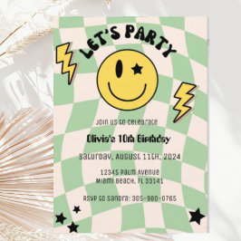 Inbjudan till Grönten på födelsedagen i Party
