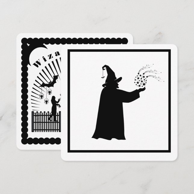 Inbjudan till guiden Boll Halloween fest (Fram/baksida)