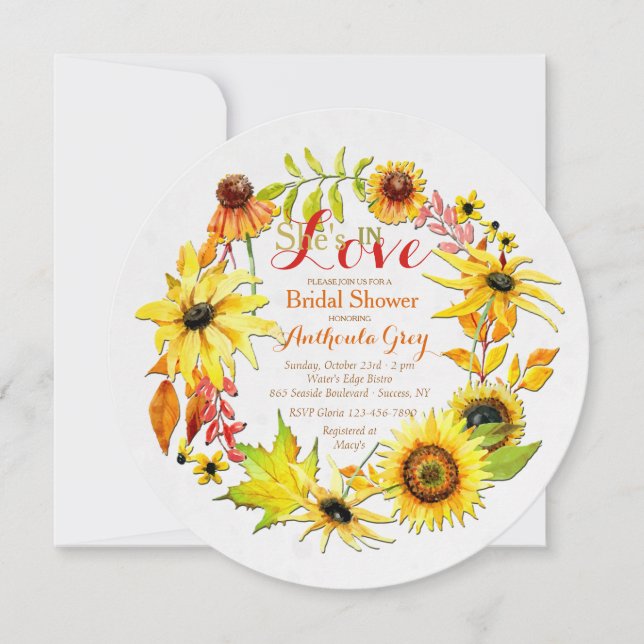 Inbjudan till Guld Blommigt (Framsida)