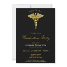 Inbjudan till Guld Caduceus Black Studenten