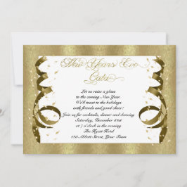 Inbjudan till Guld-gruppen för konfetti-Nyårsafton