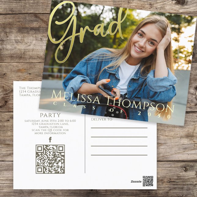 Inbjudan till Guld Modern Photo Studenten (Skapare uppladdad)