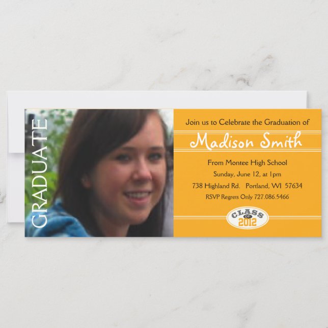 Inbjudan till Guld-partiet studenten 2012 Roligt (Framsida)