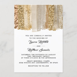 Inbjudan till Guld Tape Wedding