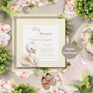 Inbjudan till Gulten Cute Ballerina Play Baby Show