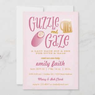 Inbjudan till Guzzle- och Gaze-babyvisningsprogram
