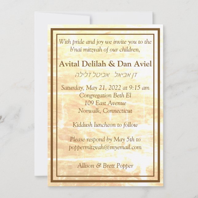 Inbjudan till gyllene traditioner (Framsida)