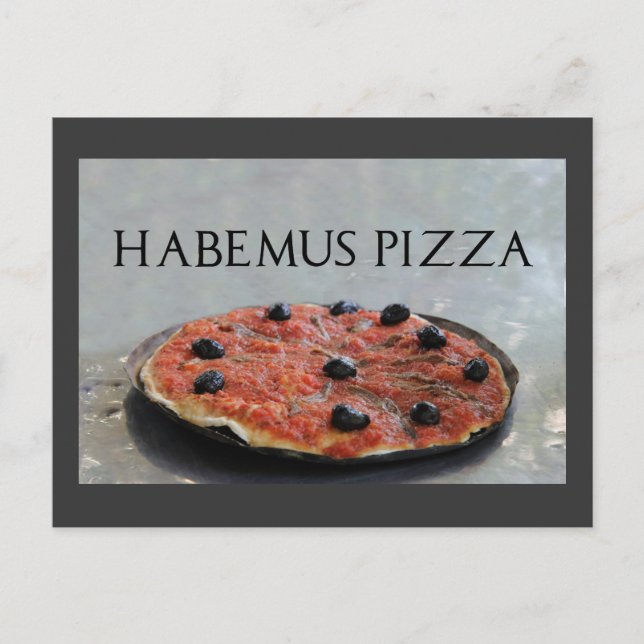 inbjudan till Habemus Pizza-partiet (Framsida)