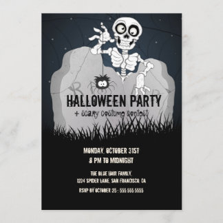 Inbjudan till Halloween fest