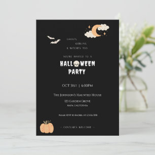 Inbjudan till halloween fest