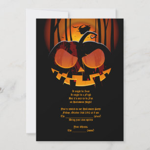 Inbjudan till Halloween fest