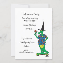 Inbjudan till halloween fest