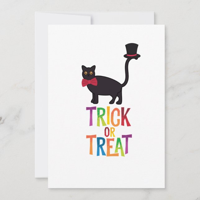 Inbjudan till Halloween fest (Framsida)